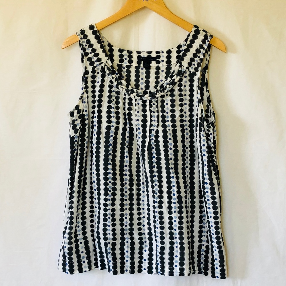 Tommy Hilfiger Pleated Breaded Tank Top